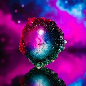 Vibrant Galaxy African Natural DRUZY Cabachon 52.28 cts